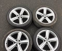 18’ Audi S line 5x112 alloy wheels