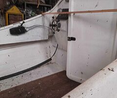 Boat motor and trailer