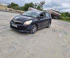 Toyota Verso Tr 7 seater 2009 ncted