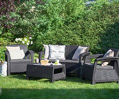 ‼️ brand New Patio-Garden Furniture Set Rattan-effect
