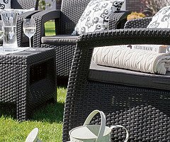 ‼️ brand New Patio-Garden Furniture Set Rattan-effect