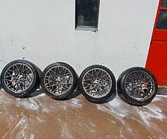 Bbs 666 style alloys 29 5x112 staggered