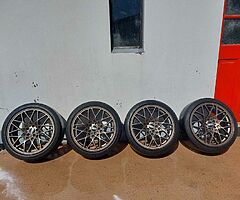 Bbs 666 style alloys 29 5x112 staggered