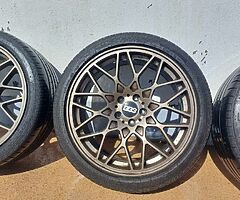 Bbs 666 style alloys 29 5x112 staggered