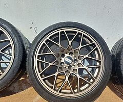 Bbs 666 style alloys 29 5x112 staggered - Image 4/7