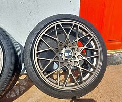 Bbs 666 style alloys 29 5x112 staggered - Image 5/7