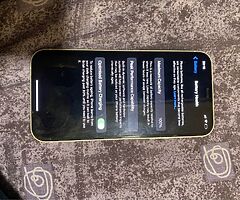 iphone 12 White 64GB whit box free sim