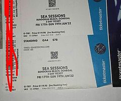 Sea session tickets
