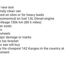 2014 (142) RENAULT KANGOO - Image 8/9