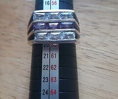 Ladies silver ring