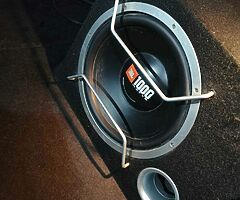 JBL Sub pioneer speakers two Amps