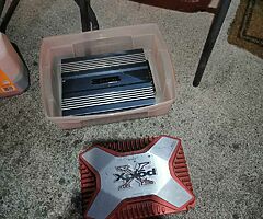 JBL Sub pioneer speakers two Amps