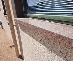 Cover old tired walls, window sills, patios, steps ect