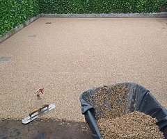 Resin bound and granite resin spray
