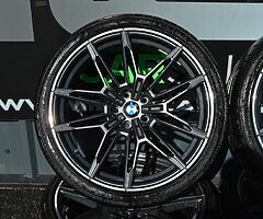 20" BMW G series alloys 5x112 fitment staggered on 245/35/20--275/30/20