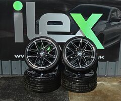 20" BMW G series alloys 5x112 fitment staggered on 245/35/20--275/30/20