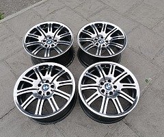 E46 m3 genuine 19 inch alloys
