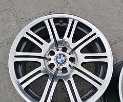 E46 m3 genuine 19 inch alloys - Image 3/9