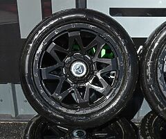 Wolfrace ford ranger fitment alloys on 275/40/20 road tyres