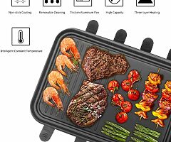 86 eur Raclette Grill 8 Person Indoor Grill Machine 8 Mini Non Stick Grill Pan