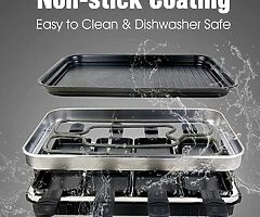 86 eur Raclette Grill 8 Person Indoor Grill Machine 8 Mini Non Stick Grill Pan
