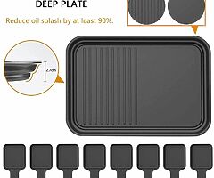 86 eur Raclette Grill 8 Person Indoor Grill Machine 8 Mini Non Stick Grill Pan - Image 5/6