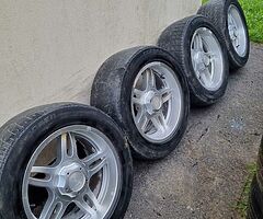 Set of 18" Dished 6x140 Alloys