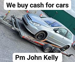 We buy cash for cars