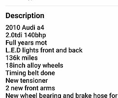 2010 Audi A4 - Image 3/4