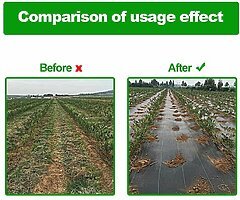 Ground Cover Weed Membrane Heavy Duty Landscape Ground 55 eur Cover Membrane for Gardens (4m x 10m) - Image 4/8