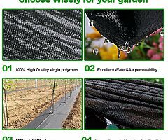 Ground Cover Weed Membrane Heavy Duty Landscape Ground 55 eur Cover Membrane for Gardens (4m x 10m) - Image 5/8
