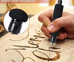 99 eur Wood Burning Pen Tool Set with Fast Heat Up Soldering Woodburner Station, 40W 250-750℃ - Image 4/7