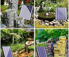 41 eur Solar Fountain Pump, 6.5W Panel Backup Solar Water Pump Floating Fountain, 6 Nozzles - Image 3/9