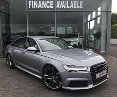 2016 2016 AUDI A6 2.0TDI AUTOMATIC S LINE BLACK EDITION LEATHER INT NCT 1/23  A6