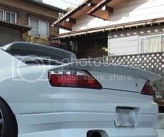 Dmax roof spoiler and boot spoiler s15