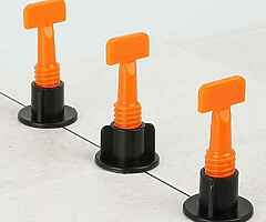 Professional Tile Leveling System 50pcs Pack Reusable Spacers for Walls Floors + Special Wrench - Image 8/10