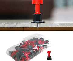 Professional Tile Leveling System 50pcs Pack Reusable Spacers for Walls Floors + Special Wrench - Image 9/10