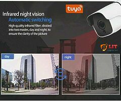 Bullet IP Camera Wi-Fi  Night Vision Motion Detection 2-Way Audio IP65 Waterproof SD Card Recording - Image 5/10