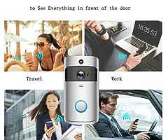 Smart Doorbell Camera Ring With Chime Ding Dong Wireless - Image 6/10