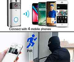 Smart Doorbell Camera Ring With Chime Ding Dong Wireless - Image 10/10