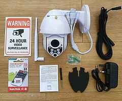 CCTV Camera System Smart Wi-Fi Surveillance Video Kit No Receiver Needed