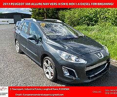 2013 PEUGEOT 308 1.6 E HDI FOR BREAKING!