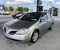 06 nissan primera 1.6 petrol 
low 99k miles
1 owner 
5 speed manual 
Alloys wheels with good tyres
