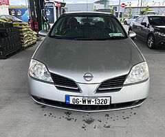 06 nissan primera 1.6 petrol 
low 99k miles
1 owner 
5 speed manual 
Alloys wheels with good tyres