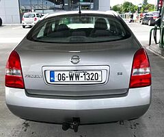 06 nissan primera 1.6 petrol 
low 99k miles
1 owner 
5 speed manual 
Alloys wheels with good tyres - Image 4/7