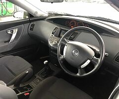 06 nissan primera 1.6 petrol 
low 99k miles
1 owner 
5 speed manual 
Alloys wheels with good tyres - Image 6/7
