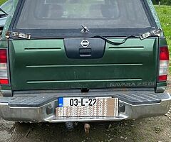 Nissan Navara for breaking