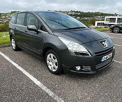 Lovely Peugeot 5008 Diesel 1.6 Hdi, 110Bhp
Nct and tax.
Manual 6+1 speed gearbox. 
MPV 7 Seats.