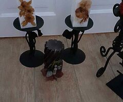 Candles & Artifical flower in pot.all new. - Image 4/10