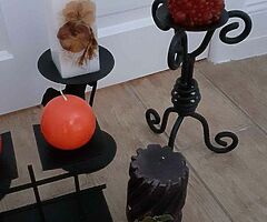 Candles & Artifical flower in pot.all new. - Image 5/10